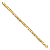 14K Yellow Gold 6.46 mm Link Chain Bracelet