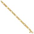 14K Yellow Gold 7.8 mm Lightweight Chain Bracelet, Polished