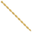 14K Yellow Gold 8.2 mm Polished Chain Bracelet