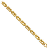 14K Yellow Gold 8.9 mm Polished Chain Bracelet