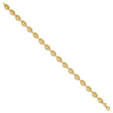 14K Yellow Gold 6.3 mm Lightweight Chain Bracelet, Polished