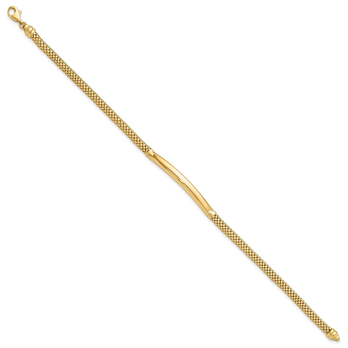 14K Yellow Gold 3.5 mm Lightweight Chain Bracelet, Polished
