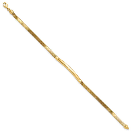 14K Yellow Gold 3.5 mm Lightweight Chain Bracelet, Polished