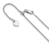 925 White Gold 1.4 mm Curb Chain Necklace, Polished detail view