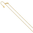 925 Yellow Gold 0.85 mm Box Chain Necklace