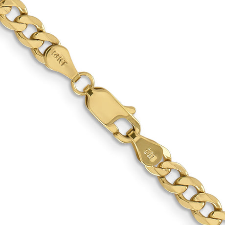 14K Yellow Gold 4.75 mm Figaro Chain Necklace, Polished alternate angle