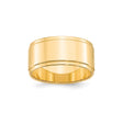 14k Yellow Gold Flat wedding band ring