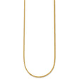 14K Yellow Gold 1.3 mm Franco Chain Necklace, Polished