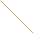 14K Yellow Gold 1.4 mm Franco Chain Bracelet, Polished
