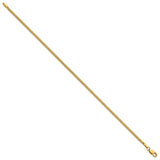 14K Yellow Gold 1.4 mm Franco Chain Bracelet, Polished