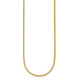 14K Yellow Gold 1.5 mm Franco Chain Necklace, Polished