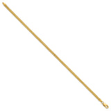14K Yellow Gold 2 mm Franco Chain Bracelet, Polished