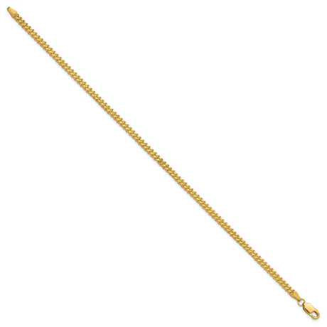14K Yellow Gold 2 mm Franco Chain Bracelet, Polished
