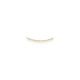 14K Yellow Gold 1 mm Cable Chain Necklace alternate angle
