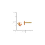 14k Yellow Gold Cross Pendant with Cubic Zirconia, Two-Tone Rose and Yellow Gold, Modern Faith Design