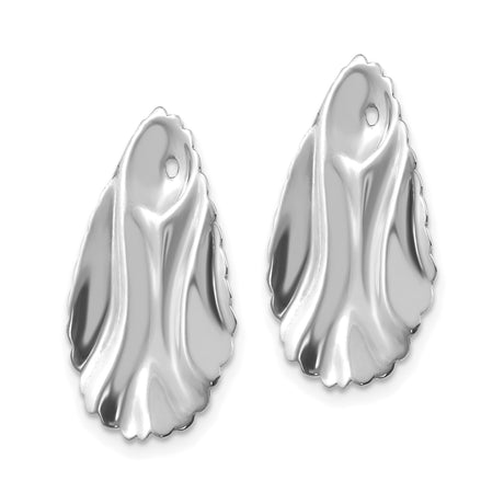 14k White Gold Virgin Mary Pendant, Oval Religious Medallion for Women and Men
