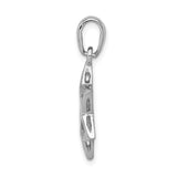 14k White Gold Star of David Pendant, Textured Jewish Symbol Jewelry