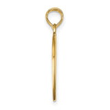 BEST FRIENDS Break-a-part Heart Charm Pendant in Real 14k Yellow Gold