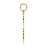 14k Yellow Gold Firefighter Pendant with Helmet and Hose, Heroic Fireman Charm