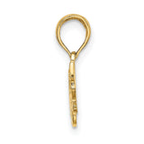 14k Yellow Gold Fire Truck Pendant with Ladder Engine Design, Heroism Symbol for Men or Unisex