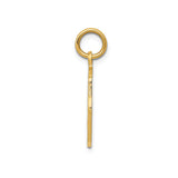 14k Yellow Gold Theater Mask Pendant, Comedy and Tragedy Drama Charm