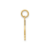 14k Yellow Gold Ice Skate Charm Pendant, Figure Skating Boot Design, Winter Sports Jewelry