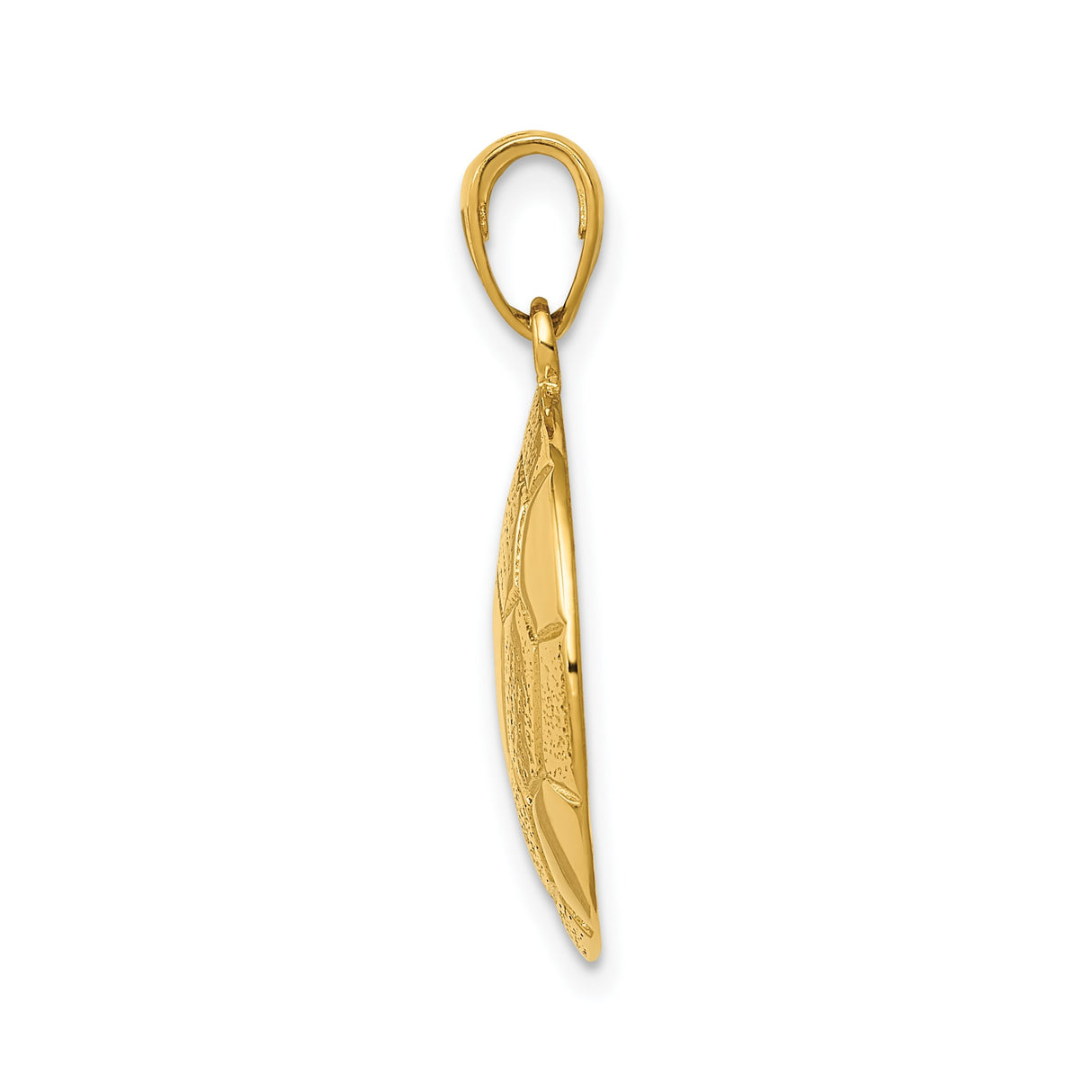 14k Yellow Gold Soccer Ball Pendant with Hexagon Panel Design, Unisex Sports Charm
