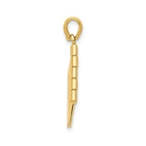 14k Two-Tone Gold Book Pendant with Rose Gold Heart and Dearest Mom Engraving