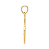 14k Yellow Gold Masonic Pendant with Square and Compass G Symbol, Freemason Brotherhood Charm for Men
