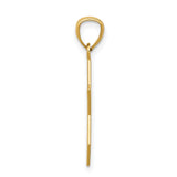 Star Of David With Rhodium Chai Long Life Symbol Charm Pendant in Real 14k Multi-Tone Gold