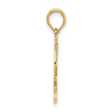 14k Yellow Gold Rooster Pendant, Hawaiian Style Symbolizing Pride and Island Culture
