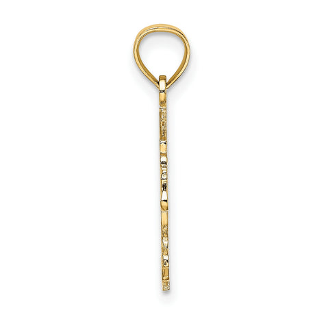 14k Yellow Gold Carousel Horse Pendant, Vintage Merry-Go-Round Animal Charm Jewelry for Women