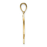 14k Yellow Gold American Flag Pendant with Red White and Blue Enamel, Patriotic Jewelry