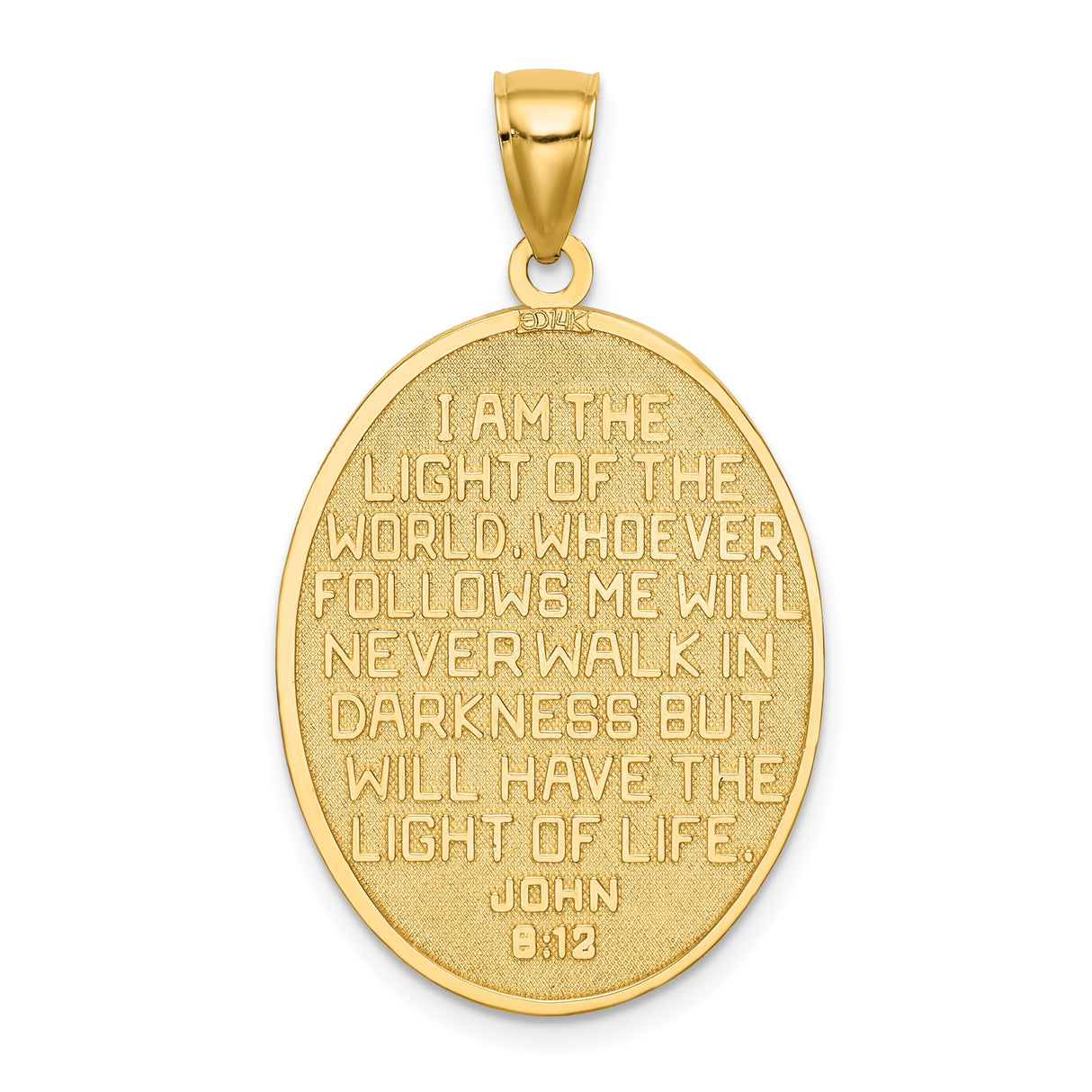 14k Yellow Gold Lighthouse Pendant with Black and White Enamel, Nautical Maritime Charm