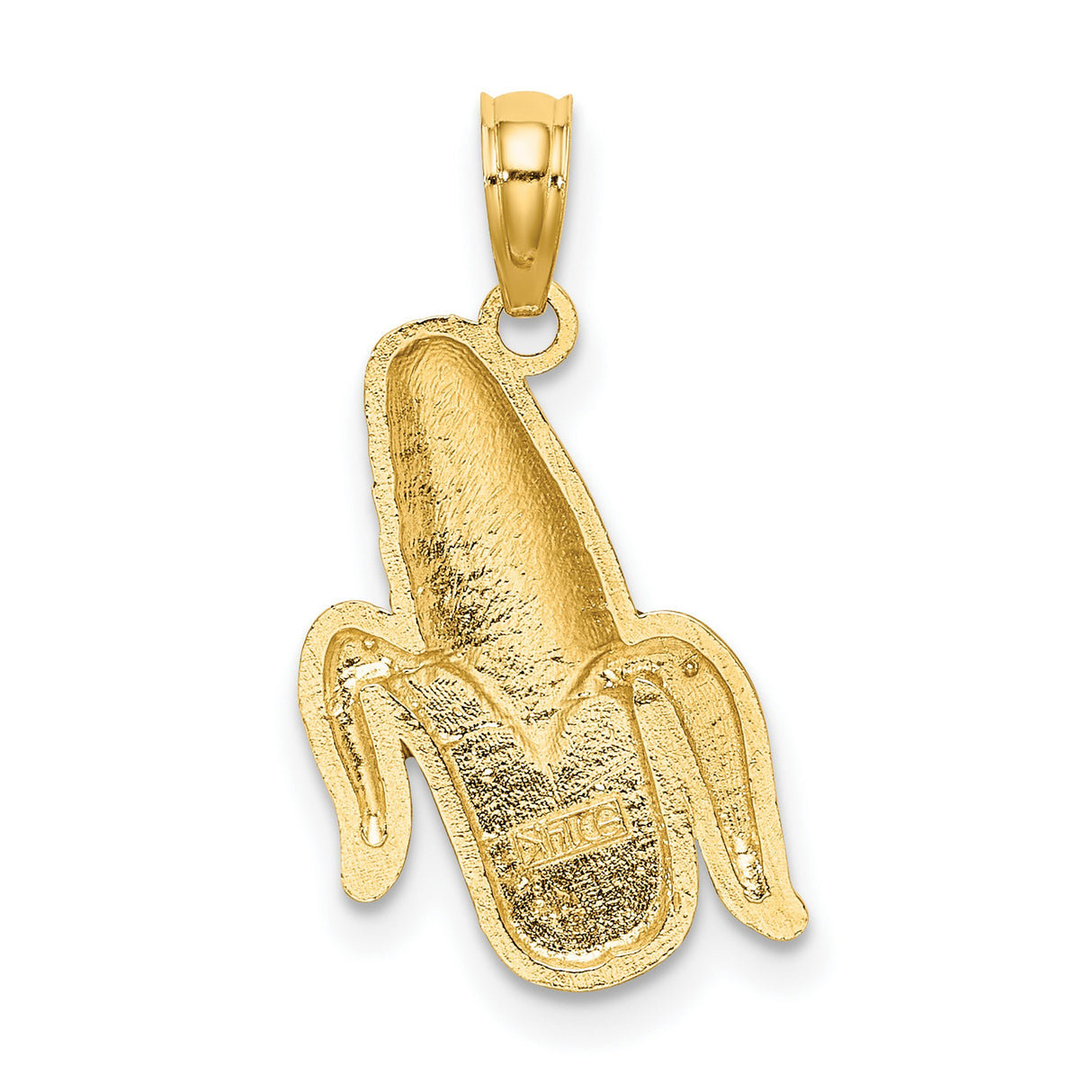 14k Yellow Gold Corn Pendant with Green Enamel Husk, Novelty Harvest Farm Charm