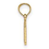 14k Yellow Gold Camera Pendant, Cutout Photography Charm for Unisex Photographers