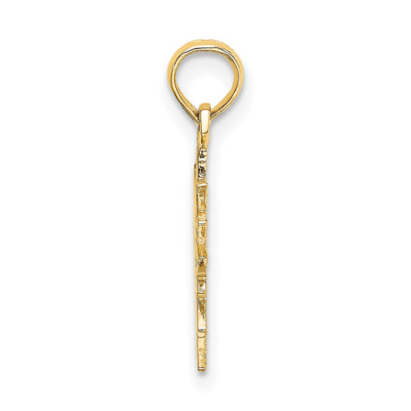 14k Yellow Gold Sun Face Pendant with Radiating Rays, Boho Celestial Medallion
