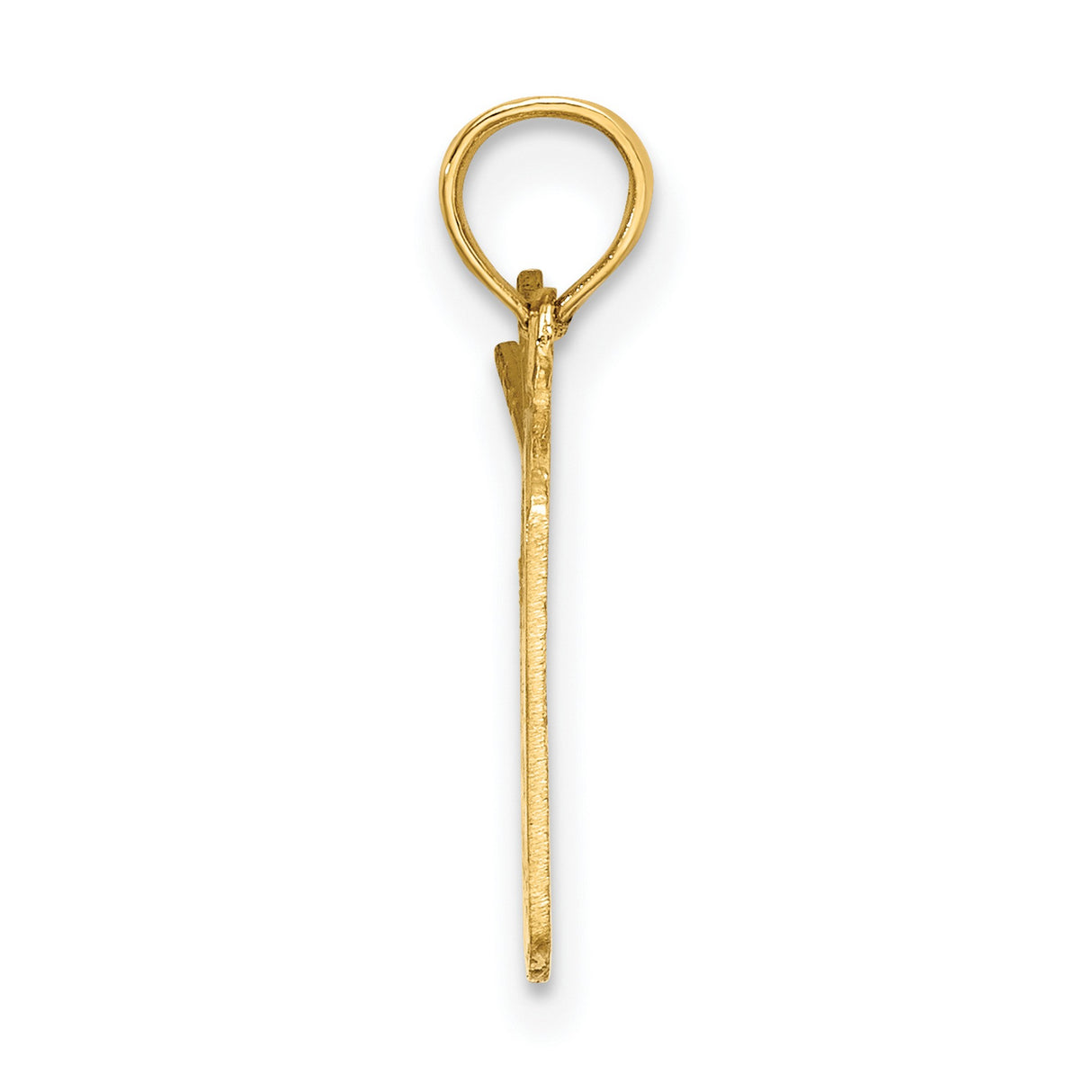 14k Yellow Gold Drum Pendant with Drumsticks and Rope Accents, Unisex Music Jewelry