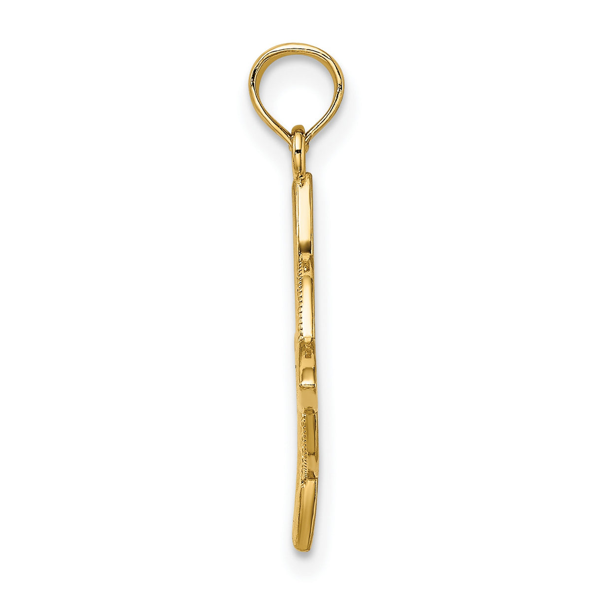 14k Yellow Gold Celtic Knot Pendant, Openwork Eternity Design, Irish Heritage Jewelry for Women