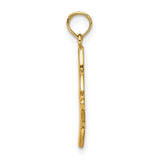 14k Yellow Gold Celtic Knot Pendant, Openwork Eternity Design, Irish Heritage Jewelry for Women