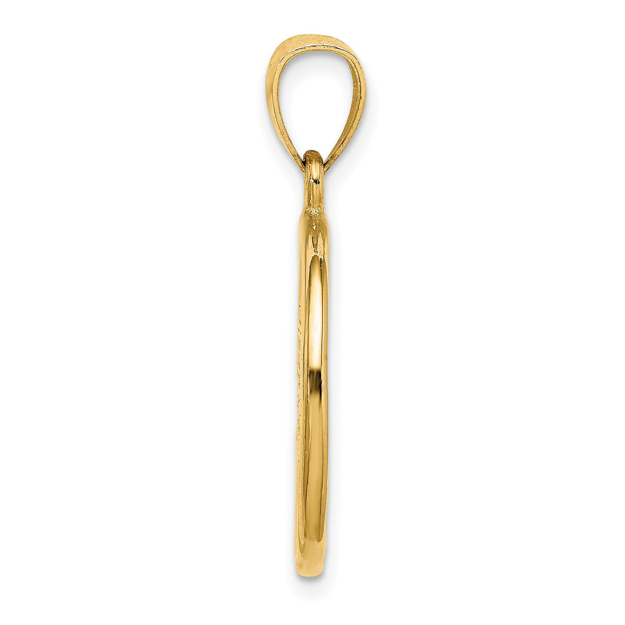14k Yellow Gold Washington DC Skyline Pendant with Lincoln, Jefferson, and Washington Monuments
