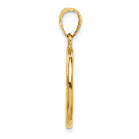 14k Yellow Gold Washington DC Skyline Pendant with Lincoln, Jefferson, and Washington Monuments
