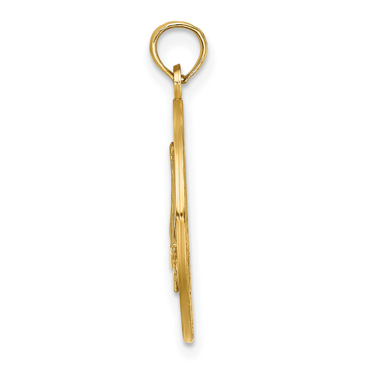 14k Yellow Gold Sailboat Pendant, Annapolis MD Nautical Charm, Coastal Travel Jewelry