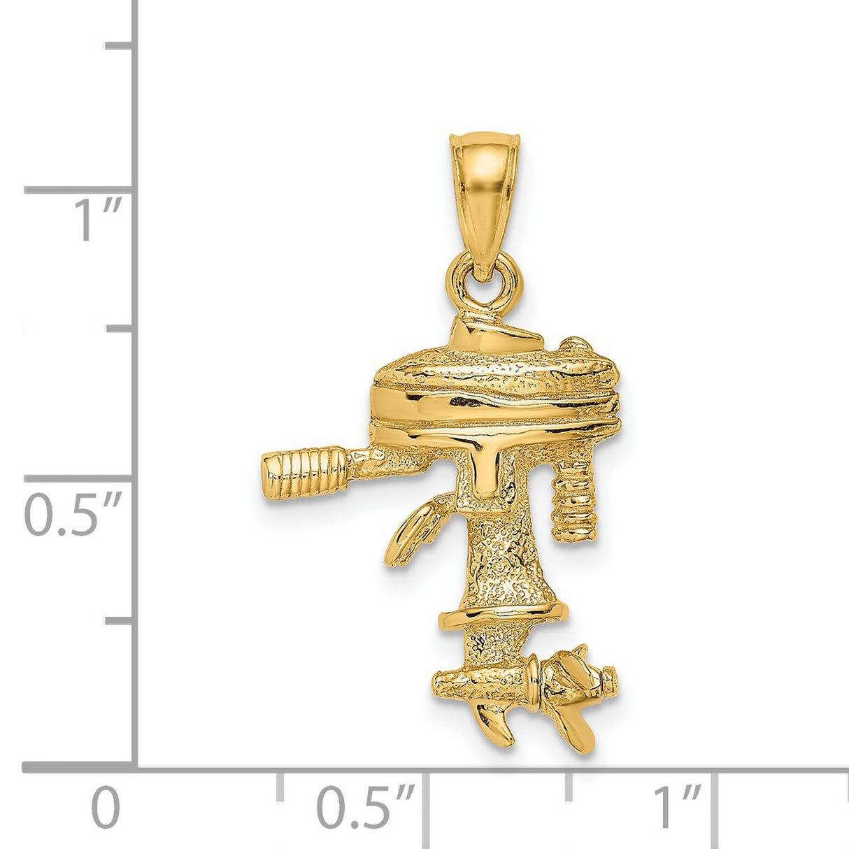 14k Yellow Gold Pendant, Drip Coffee Maker Design, Unisex Coffee Symbol Charm