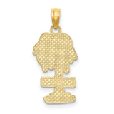 14k Yellow Gold Palm Tree Pendant, Tropical Hawaiian Charm, Ocean-Inspired Beach Jewelry