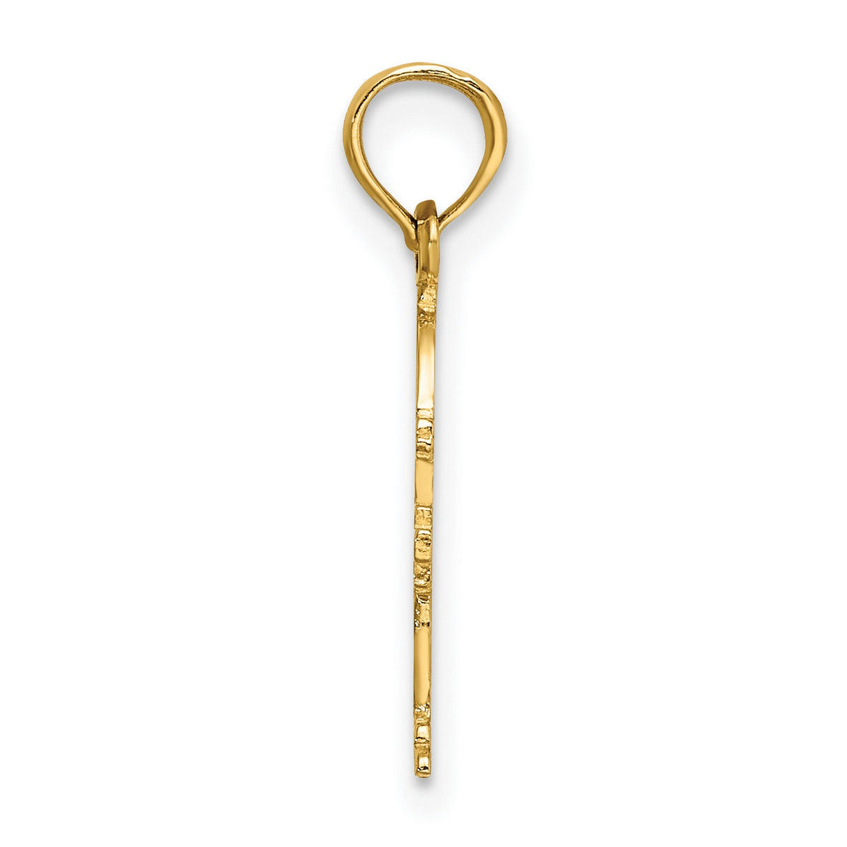 14k Yellow Gold Fire Hydrant Pendant, Detailed First Responder Charm for Men and Women