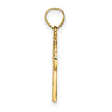 14k Yellow Gold Celtic Cross Pendant with Interlocking Rings, Christian Religious Jewelry