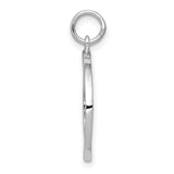 14k White Gold New York Skyline Pendant with Statue of Liberty and Twin Towers