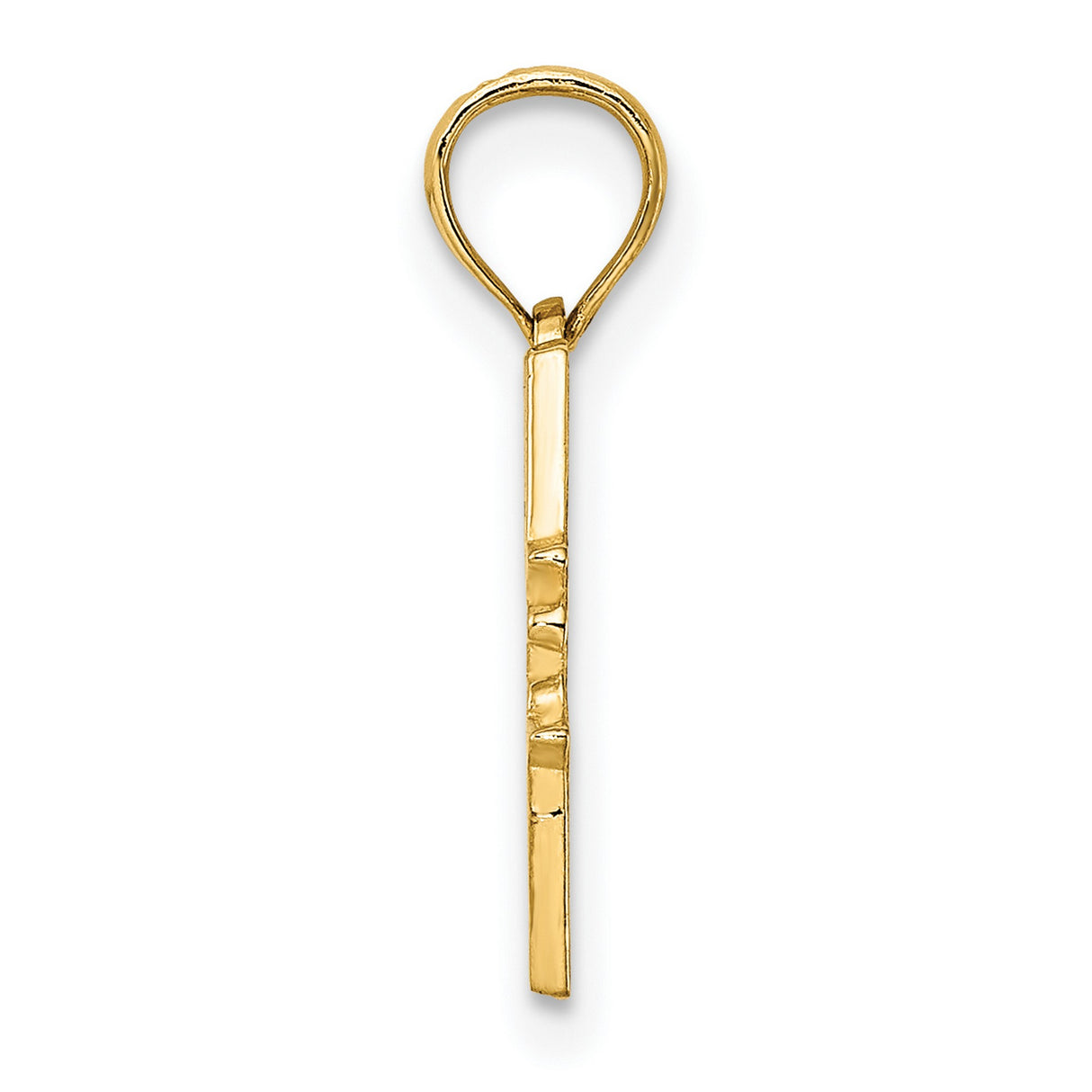 14k Yellow Gold Victorian House Pendant with Architectural Engraving, Vintage Home Charm