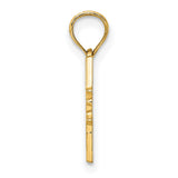 14k Yellow Gold Victorian House Pendant with Architectural Engraving, Vintage Home Charm